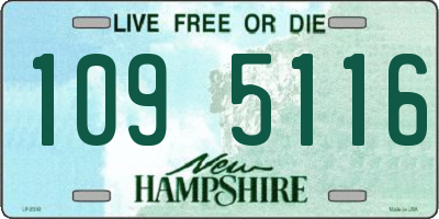 NH license plate 1095116