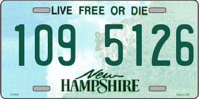 NH license plate 1095126