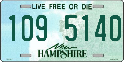 NH license plate 1095140