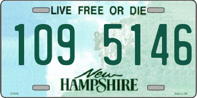 NH license plate 1095146