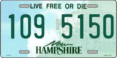 NH license plate 1095150