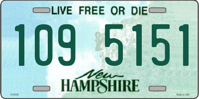 NH license plate 1095151