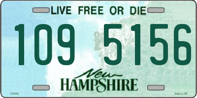 NH license plate 1095156