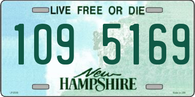 NH license plate 1095169