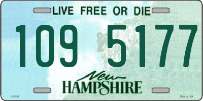 NH license plate 1095177