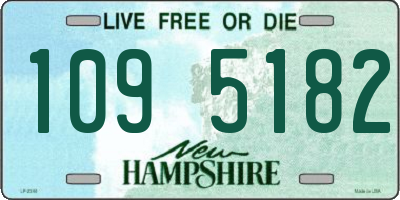 NH license plate 1095182