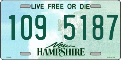 NH license plate 1095187