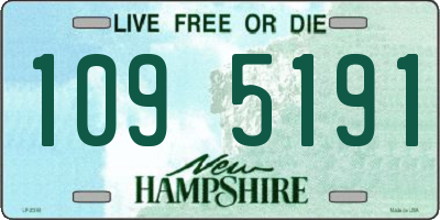 NH license plate 1095191