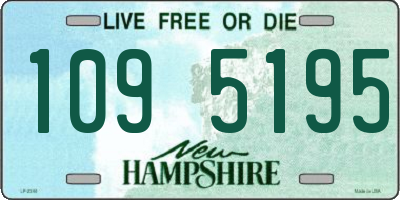 NH license plate 1095195