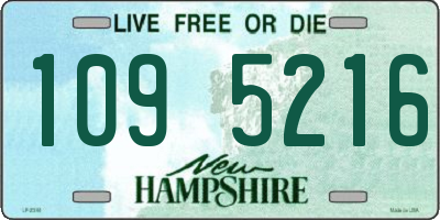 NH license plate 1095216