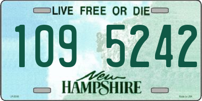 NH license plate 1095242