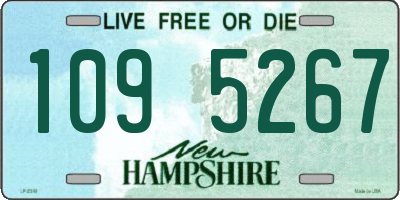 NH license plate 1095267