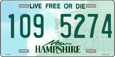 NH license plate 1095274