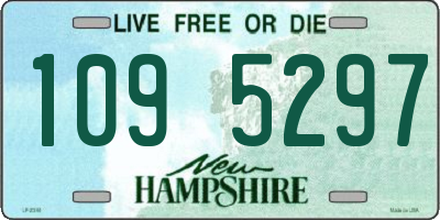 NH license plate 1095297