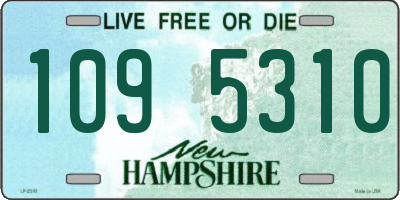 NH license plate 1095310