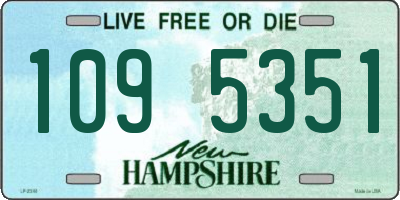 NH license plate 1095351