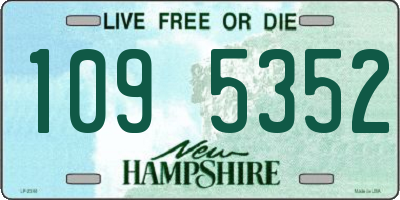 NH license plate 1095352