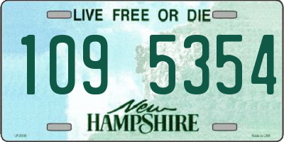 NH license plate 1095354