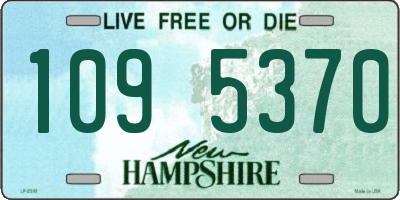 NH license plate 1095370