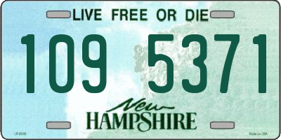 NH license plate 1095371