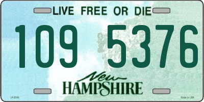 NH license plate 1095376