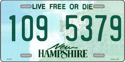 NH license plate 1095379