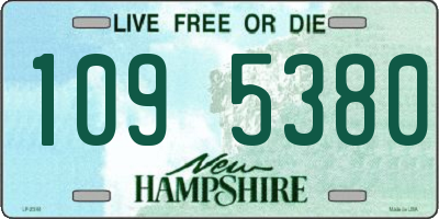 NH license plate 1095380
