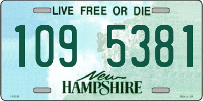 NH license plate 1095381