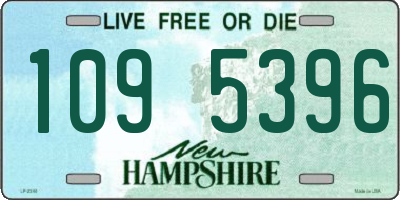 NH license plate 1095396
