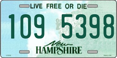 NH license plate 1095398