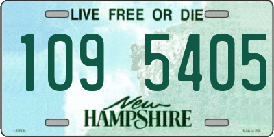 NH license plate 1095405