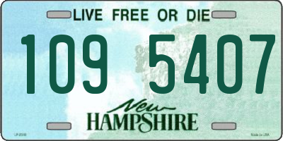 NH license plate 1095407