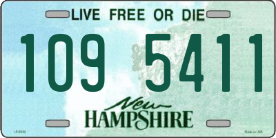 NH license plate 1095411