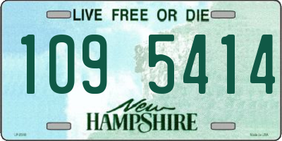 NH license plate 1095414