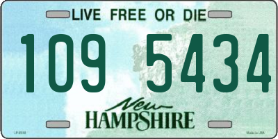 NH license plate 1095434