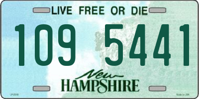 NH license plate 1095441