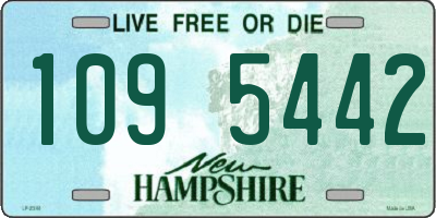 NH license plate 1095442