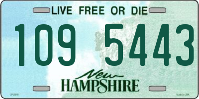 NH license plate 1095443
