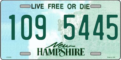 NH license plate 1095445