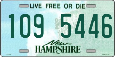 NH license plate 1095446