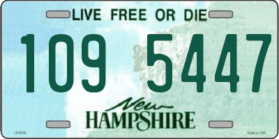 NH license plate 1095447