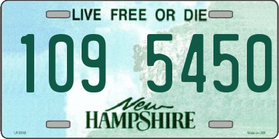 NH license plate 1095450