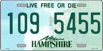 NH license plate 1095455