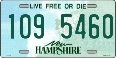 NH license plate 1095460