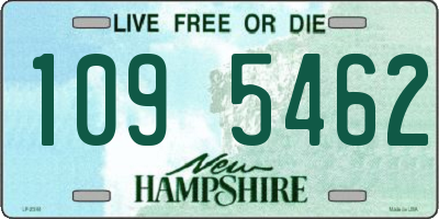 NH license plate 1095462