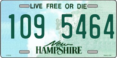 NH license plate 1095464