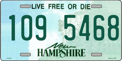 NH license plate 1095468