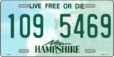 NH license plate 1095469