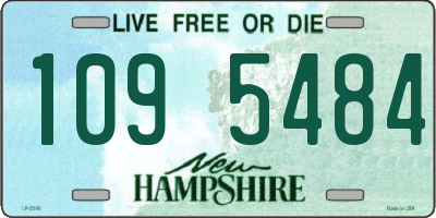 NH license plate 1095484