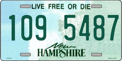 NH license plate 1095487